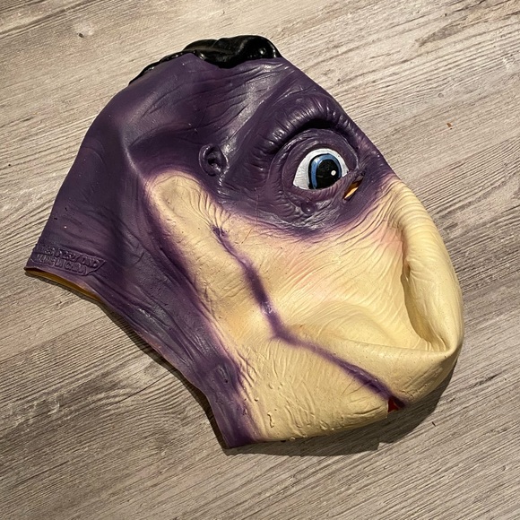 RARE Vintage 1994 The Flintstones DINO Dinosaur Adult Mask Rubies 2527 - Picture 3 of 4